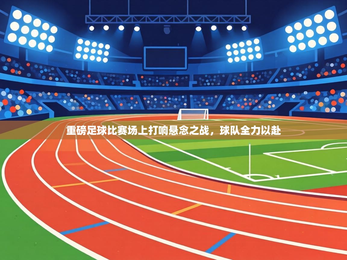 重磅足球比赛场上打响悬念之战，球队全力以赴  第1张